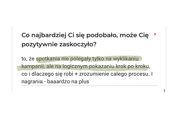 Opinia klientki 8