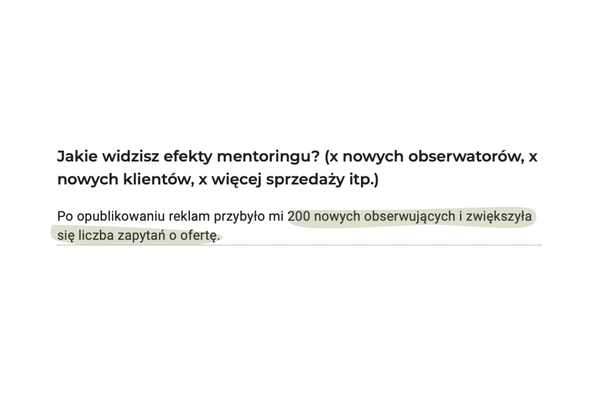 Opinia klientki 13