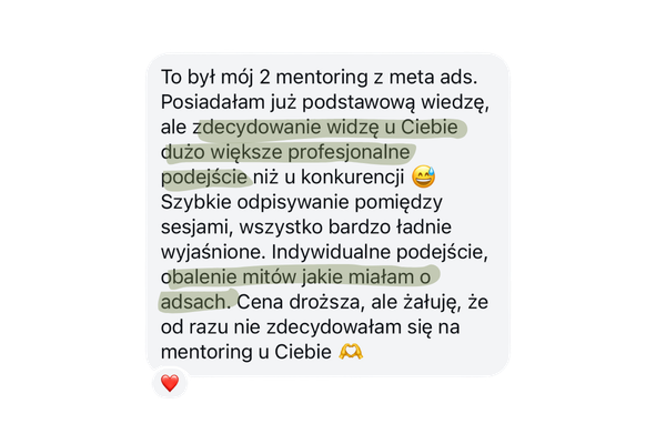 Opinia klientki 9