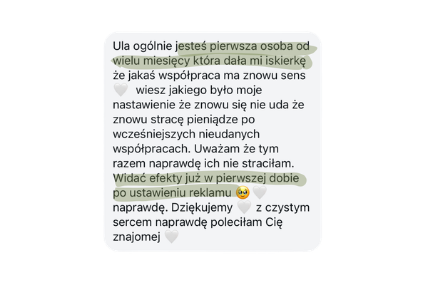 Opinia klientki 5